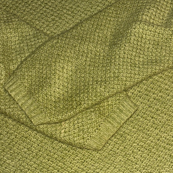 Christopher & Banks Light Green V-Neck Sweater - Picture 6 of 9